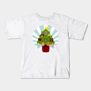 Árbol De Navidad De Lucha Libre En Inglés Kids T-Shirt